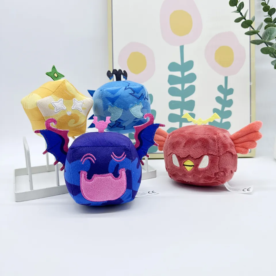 Blox Fruits Plush Toy Anime Game Stuffed Dolls Fruit Leopard