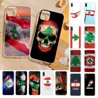 Lebanese Lebanon Flag Phone Case for iPhone 13 8 7 6 6S Plus X 5S SE 2020 XR 11 12 pro XS MAX Hand Tool Parts Accessories