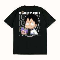 เสื้อยืดลำลองฤดูร้อน KARIMAKE ONE PIECE ลิง LUFFY เด็กในการไล่ล่าสัตว์ เสื้อยืดคอตตอนฤดูร้อน S-5XL