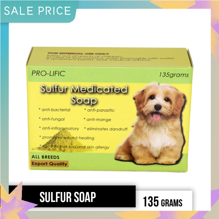 Prolific Sulfur medicated soap for cats and dogs 135g（Quality Goods