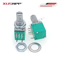 5pcs RV097NS 50K 10K 100K 20K 500K 1M potentiometer B50K B10K B100K B20K B500K B1M 8pin shaft 15mm power amplifier