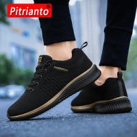 New Cheap Black Sneakers Men Sport Shoes Mesh Breathable Mens Walking Shoes Ultralight Sneakers Male Size 48 Tennis shoes homme