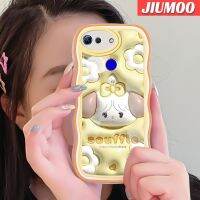 JIUMOO เคส V20เคสสำหรับ Honor โปร V30การ์ตูน3D ขนแกะ Souffle ดั้งเดิมขอบป้องกันเลนส์กล้องเคสโทรศัพท์แบบใสสีสันสดใสเคสโปร่งใสกันกระแทกซิลิโคนนิ่ม