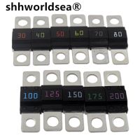 shhworldsea auto fuse Bolt-on Fuse 30A 40A 50A 60A 70A 80A 100A 125A 130A 150A Auto Blade Fuse 175A 180A 200A 250A 400A/32V Electrical Circuitry Parts