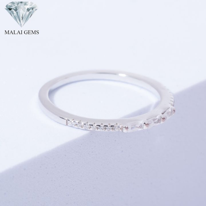 malai-gems-แหวนเพชร-เงินแท้-925-เคลือบทองคำขาว-ประดับเพชรสวิส-cz-รุ่น-151-r181211r-แถมกล่อง-แหวนเงินแท้-แหวนเงิน-แหวน