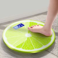 Cartoon Lemon Pattern Bathroom Scales For Weighing Body Weight Scale Electronic Household Balance Floor Smart Digital Scales Luggage Scales