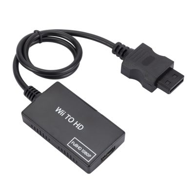 Konverter HDTV untuk Wii ke HDMI konverter 240p / 480i dengan Jack Audio 3.5mm aksesori konektor TV