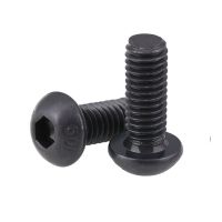 【CW】 American UNF Round Head Hexagon Screw Pan fine thread Bolt 10.9 grade high strength screws 10 32 10Pcs