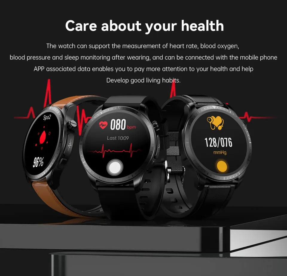 2023 Glucometer Smart Watch - Non-Invasive Blood Sugar & Heart Rate Monitor  – Hi Tech