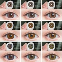 Hot Style? 【COD】eyeshare 1 คู่คอนแทคเลนส์สีธรรมชาติ  คอนแทคเลนส์กล่องใส่คอนแทคเลนส์รายปีใช้คอนแทคเลนส์เกรด Doll Eyes สีน้ำตาลสีเทาสีดำ 3TONE seri