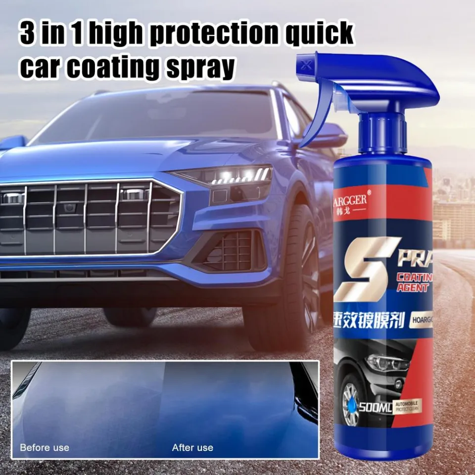 Car Coating Spray, Hydrophobic Polish Nano Coating Agent, Ceramic Coating  For Cars, High Protection Quick Car Coating Spray For Cars, Rvs, Motorcycl
