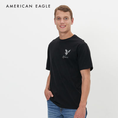 American Eagle Super Soft Logo Graphic T-Shirt เสื้อยืด ผู้ชาย กราฟฟิค  (NMTS 017-2721-043)