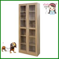 ตู้โชว์บานกระจก FURDINI COLIN สีไวท์โอ๊คDISPLAY CABINET WITH GLASS DOORS FURDINI COLIN WHITE OAK **สามารถออกใบกำกับภาษีได้ค่ะ**