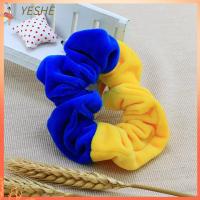 YESHE ผู้หญิงสาว แฟชั่น สีลูกกวาด ผูกผมนุ่ม กำมะหยี่ scrunchies วงผมยืดหยุ่น ตุ๊กตาหางม้าถือ