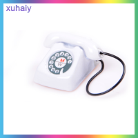 xuhaiy 1:12โทรศัพท์รุ่นเก่าตุ๊กตาบ้าน Miniature Home Decor Phone