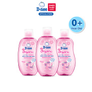 Deal hời  Combo 3 Tắm gội toàn thân em bé < 3 tuổi D-nee 200 ML - Sakura