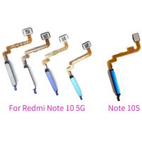 For Xiaomi Redmi Note 10S 10 Pro 5G Fingerprint Sensor Home Button Ribbon Flex Cable