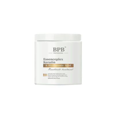 BPB Keratin & Hyaluronic Acid Reactivate Treatment 500ml (81582) บีพีบี เอสเซ้นส์เพล็ก เคราติน ไฮยา ทรีทเม้นท์เข้มข้น