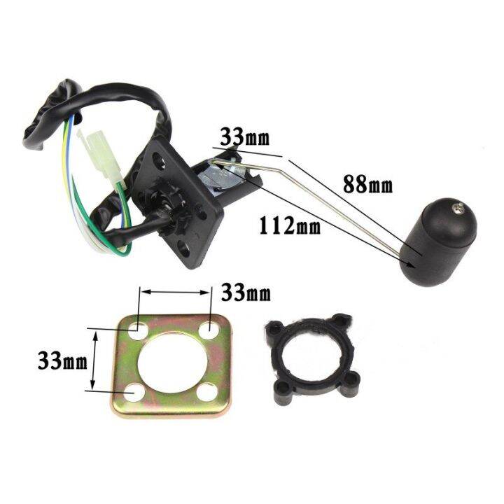Motorcycle Front Fuel Tank Oil Level Sensor Kit Tank Float Inductor for