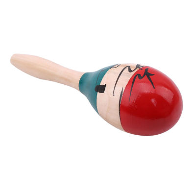 Popular Pair Of Wooden Large Maracas Rumba Shakers Rattles Sand Hammer Percussion Instrument Musical Toy For Kid Children Games