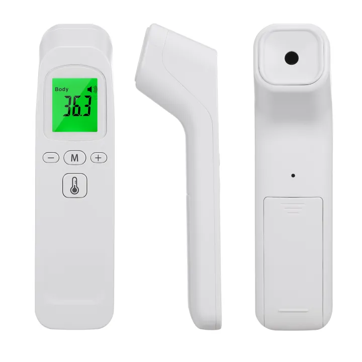 [High Accuracy] Digital LCD Non-contact IR Infrared Thermometer Forehead Body Surface Temperature Measurement Data Hold Function