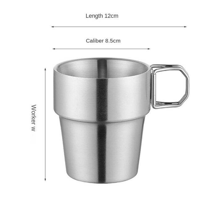 coordinate-ด้ามจับพับได้-ถ้วยพับกลางแจ้ง-เหล็กไร้สนิม-เครื่องดื่มทำมือ-ถ้วยร้อนเย็น-สะดวกสบายๆ-แก้วกาแฟถ้วย-การปีนเขา