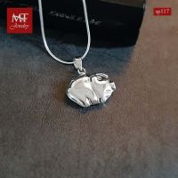 MT จี้เงินแท้ รูปหมู Solid 925 Sterling Silver Pig Pendant (sp117) MT Jewelry มณีธารา