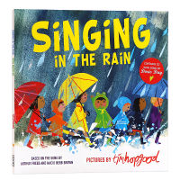 Oxford boutique picture book singing in the rain parents and children read early education educational enlightenment cognitive English picture book paperback English original picture book Tim Hopgood