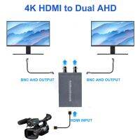 โปรเจคเตอร์ทีวี1080P HDMI เป็นแบบคู่สำหรับการป้องกันกล้องตัวแปลงวิดีโอแล็ปท็อป PC คอมพิวเตอร์ไปยัง BNC AHD จอแสดงผล DVR