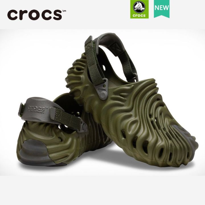 crocs-แท้-crocs-pollex-รองเท้าแตะลําลอง-ระบายอากาศ-เหมาะกับการเล่นกีฬา-แฟชั่นสําหรับสตรี