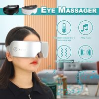 3.7V 4D Electric Smart Eye Massager Heated Massage For Tired Eyes Dark Circles Remove Eye Care Black/White/Silver