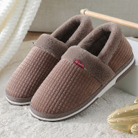 Mens Slippers Memory Foam Winter House Slippers Velvet TPR Home slippers male Soft Designer bedroom Shoes for man Indoor