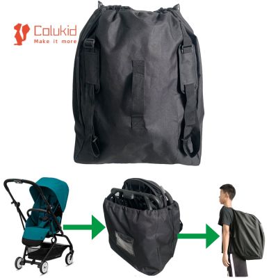 เด็ก COLU®กระเป๋าเป้สะพายหลังสำหรับกระเป๋ารถเข็นเดินทาง Cybex Eesy S กระเป๋าจัดการตรวจสอบก่อนผ่านประตูสำหรับรถเข็นเด็กกระเป๋าเก็บของ