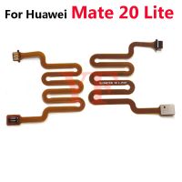 สําหรับ Huawei Mate 10 20 Lite Mate X2 Mate X2 SPN-AL00 เครื่องอ่านลายนิ้วมือ Touch ID เซนเซอร์ ปุ่มโฮม คอนเนคเตอร์ Flex Cable