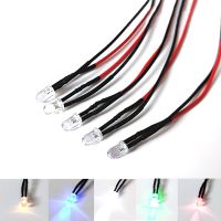 【LZ】■ﺴ  10Pcs 5mm LED Light Lamp Emitting Diodes 20cm Bulb LEDs Prewired For DIY Home Decoration DC 3V 5V 9V 12V 24V 36V 48V 110V 220V