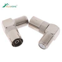 5 pcs RF Coaxial 90 Degree Right Angled TV Aerial Cable Connector RF Coaxial F Female to TV Female Plug to Female Socket HOT!!!