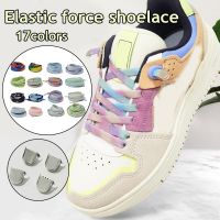 1 Pair Shoes Rope Elastic No Tie Shoelaces Colorful Flat Shoe Laces Shoe Tie Fashion Shoe Accessories One Size Fits All Shoes