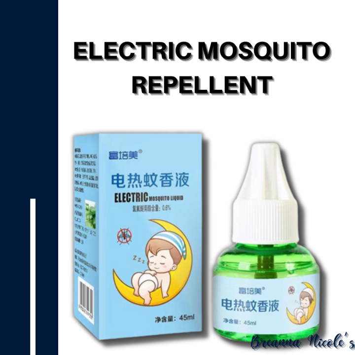 Electric Mosquito Repellent Device & Liquid NonToxic Babies Lazada PH