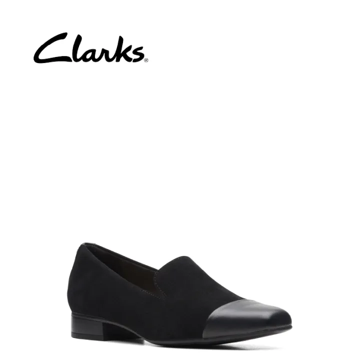 clarks black suede women's shoes