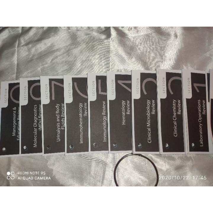 RMT Medicine MedTech Polansky Quick Review Cards for Medical Laboratory