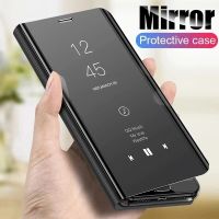 Luxury Smart View Mirror Flip Cover For Huawei P20 P30 P9 P10 Lite Plus P40 Pro P40lite E Case