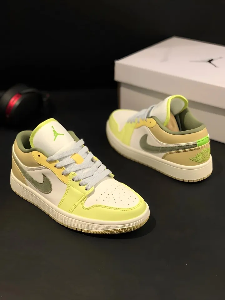 Air Jordan 1 Low Green/Yellow FD9906-131