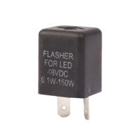 Flasher for LED 32V 48V 52V 60V 2 Pin Frequency Relay Turn Signal Indicator Motorcycle Motorbike Flasher MOTO Accessories