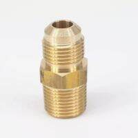 SAE Thread 5/8 quot;-18 UNF Fit Tube OD 3/8 quot; - 3/8 quot; NPT Male Brass SAE 45 Degree Pipe Fitting Adapters 229PSI