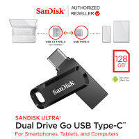 SanDisk Ultra Dual Drive Go 128GB USB 3.1 Gen1 Flash Drive Type-C OTG Speed 150mb/s (SDDDC3-128G-G46) แฟลชไดรฟ์ 2หัว ประกัน Synnex 5ปี