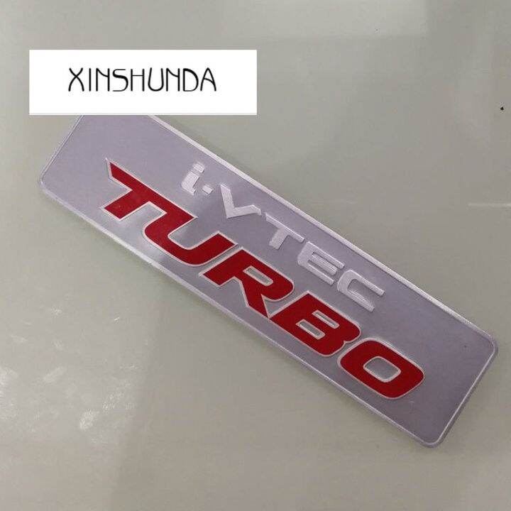 XSD i VTEC Turbo Metal Emblem Badge Sticker Side Fender Honda IVTEC ...