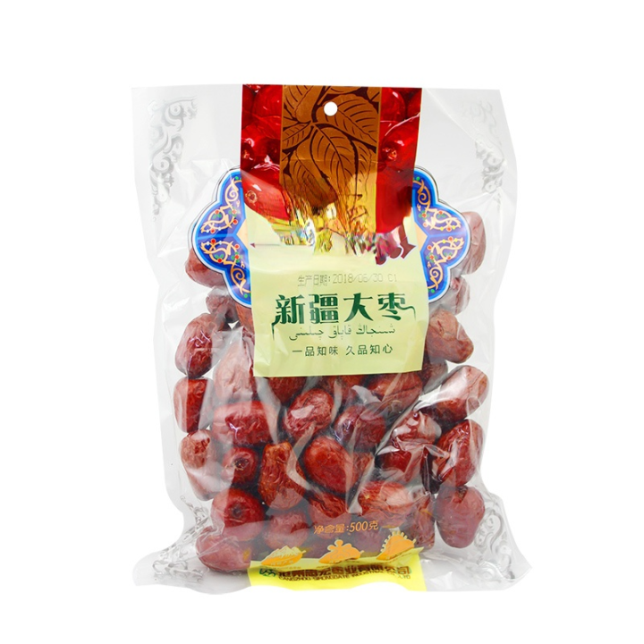 (Makanan ringan yang diimport) sebiji kurma merah besar 500g * 1 beg ...