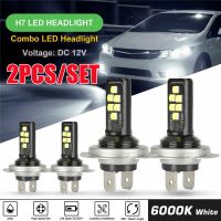 {ร้อน} 2PCS H7 H4รถ CSP ไฟ LED หมอกหลอดไฟสำหรับ Ford Focus 2 3 Mk2 Fiesta Fusion VW Polo Golf 7 4 6 5 MK4 Passat B5 B6