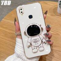 YBD 2022การออกแบบใหม่สำหรับ Vivo Y85 V9 V9เยาวชนกรณีหรูหรา3D สเตอริโอยืนยึดนักบินอวกาศไฟฟ้าเรียบโทรศัพท์กรณีแฟชั่นน่ารักกรณีนุ่ม