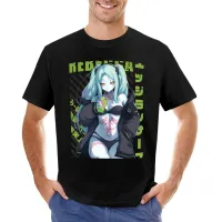 Cyberpunk: Edgerunners - Rebecca T-Shirt T Shirts Cute Tops T-Shirts For Men Cotton